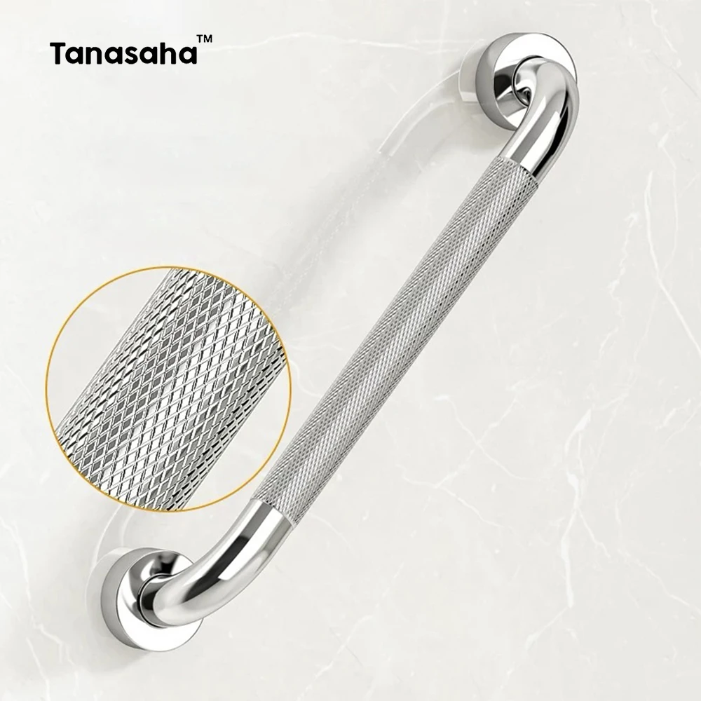 Bathroom Handrail Stainless Steel Grab Bar Anti Slip Shower Safety Support Handle Tub Toilet Prevent Falls