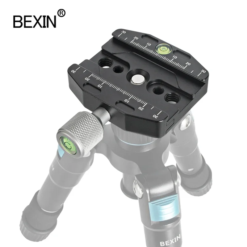 Bexin-qr Series Tripé Bola Cabeça Adaptador Liga de Alumínio Liberação Rápida Splint Clamp para Arca Swiss Dslr Câmera - Image 5