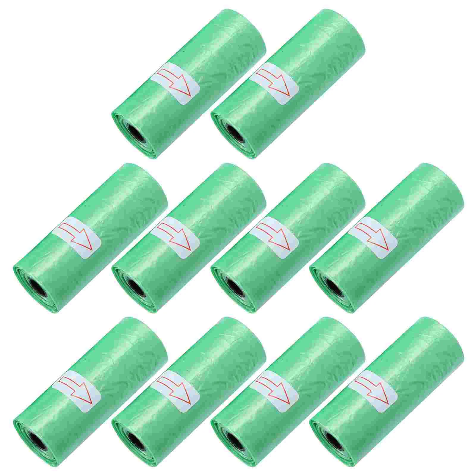 

10 Rolls Trash Bag Rubbish Bags Biodegradable Bags Storage Nursery Supplies Diapers Baby Poop Sacks Waste