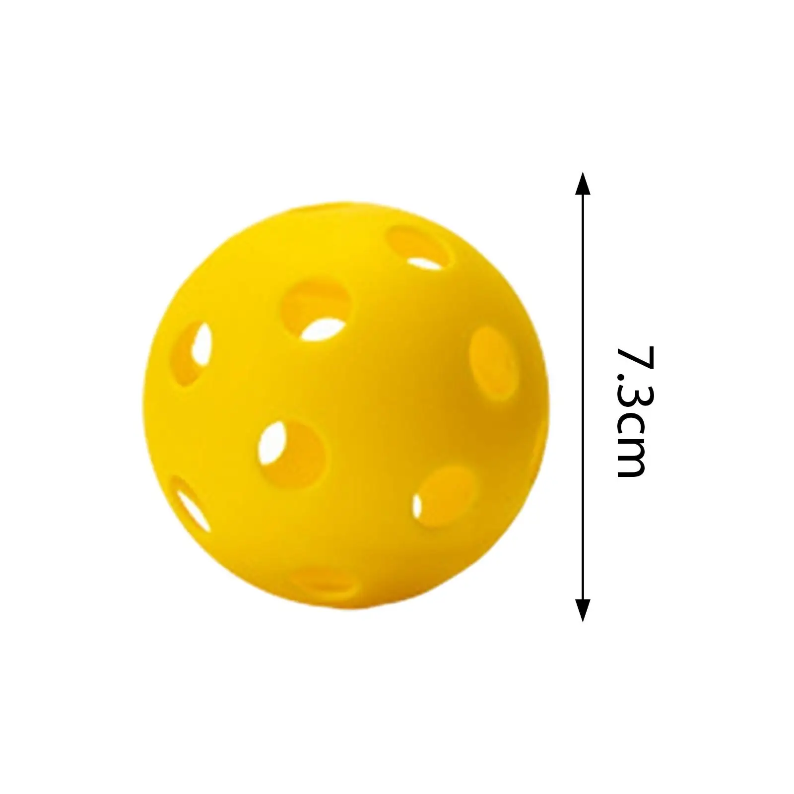 Indoor Pickleball Balls 26 Holes Hard Hollow Ball for Pickleball Accessories