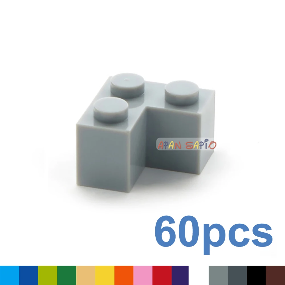 60 stücke DIY Bausteine Dicke Zahlen Bricks 1 + 2 Punkte Pädagogisches Kreative Größe Kompatibel Mit 2357 Kunststoff Spielzeug für Kinder