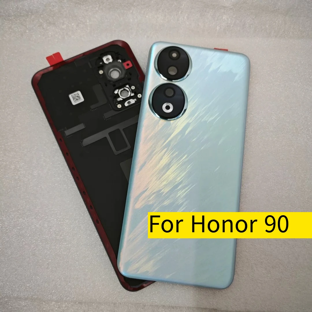 A+ For Honor 90 후면 배터리 커버 유리 후면 뚜껑 하우징 케이스 수리 ..