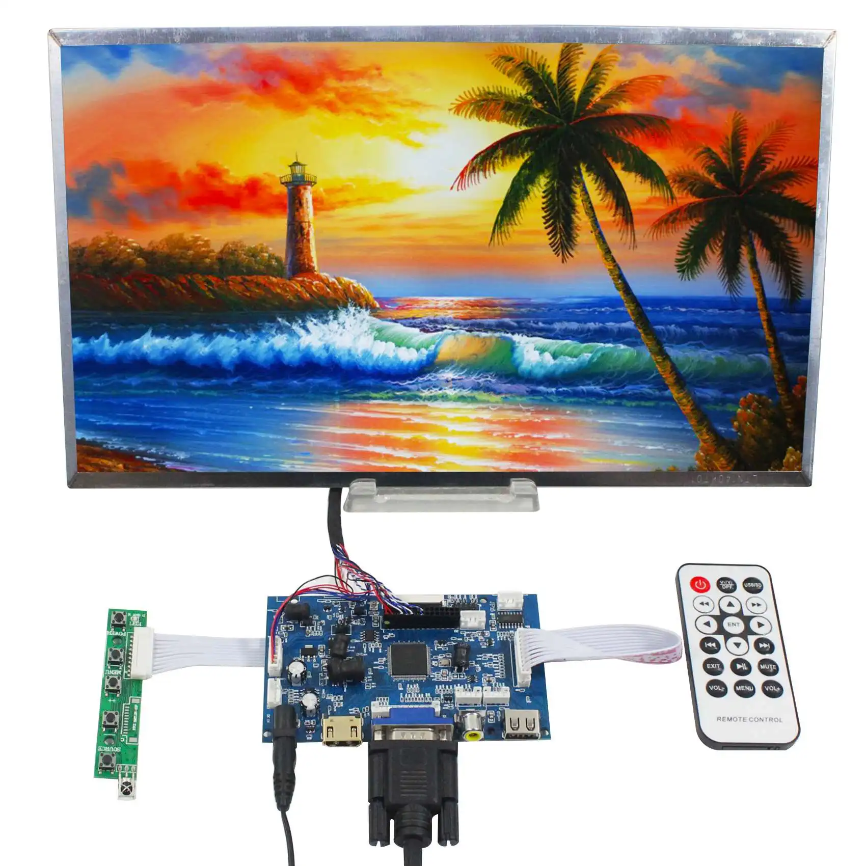 

14inch HT140WXB 1366x768 LCD Screen HDM I VGA AV USB LCD Driver Board