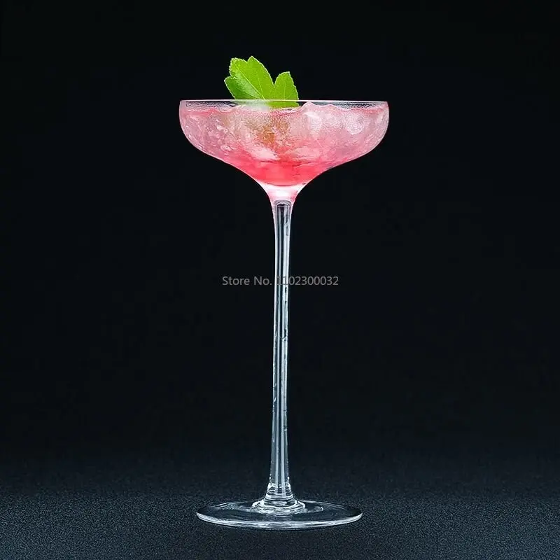 Martini Cocktail Glasses Japanese Style Clear Mixed Drink Cup