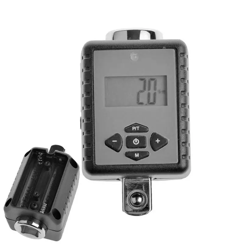 

Digital Torque Wrench 1/2'Heavy Duty Steel Portable Wrench Adapter Professional Torque Adapter With Buzzer & LED Indicators