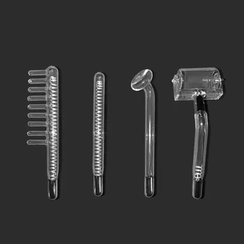 High Frequency Replacement Electrodes Glass Tube Facial Electrotherapy Wand Acne Spot Remover Beauty Device Therapy Wand 2