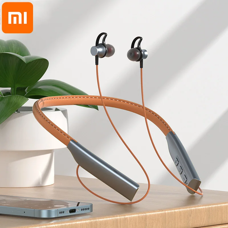 

Беспроводные Bluetooth-наушники Xiaomi Mija Neck, 48 часов работы, спортивная водонепроницаемая Спортивная гарнитура для бега, наушники с шумоподавлением