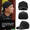 Big Head Circumference Tall Crown Back Sealing Hat Men's New Baseball Cap Fashion Face-Looking Small Reverse Wear Peaked Cap 3