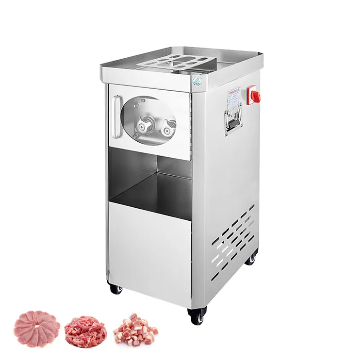 electric meat slicer commercial stainless steel sliced shredded diced mince machine meat slicer machine