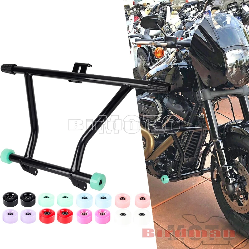 1 Set Crash Bar Per Harley Softail Street Bob Fxbb 114 Fxbbs Low Rider Fxlr S 114/117 Fxlr Fat Bob Fxfb 114 Fxfbs 2018-2023