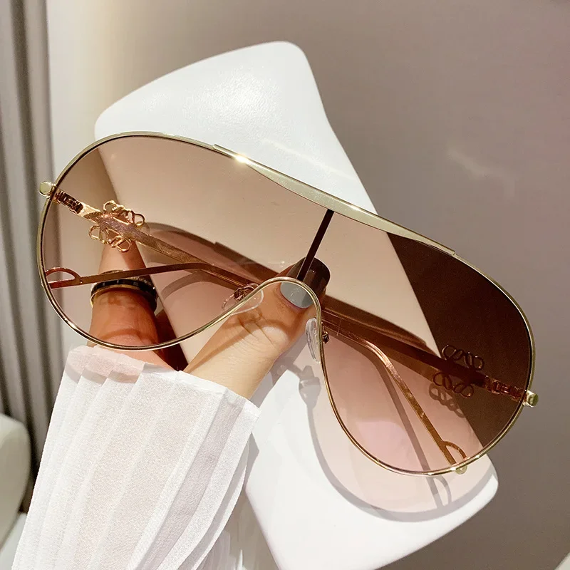 Metal one-piece sunglasses one-piece large-frame sports goggles cycling windproof sunglasses men's and women's advanced sense cycling sunglasses cycling glasses sun glasses sport sunglasses sports glasses sports goggles bicycle glasses motorcycle goggles