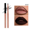 20 Colors Matte Lipstick Pen Nude Pink Matte Solid Lip Gloss Waterproof Long Lasting Lipstick Pencil Lip Liner Pen Lip Makeup 6
