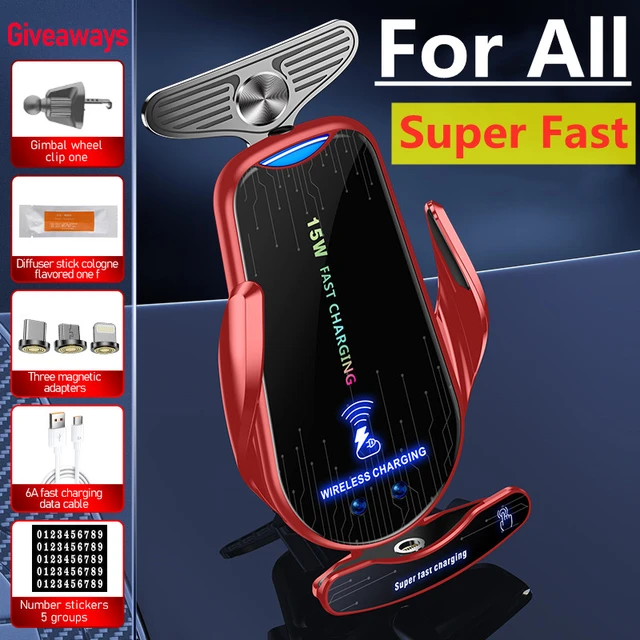 Auto kabellose Ladegerät Halterung Telefon halter stehen für iPhone Samsung  Xiaomi LG 25W Infrarot Induktion magnetische Schnell ladestation -  AliExpress