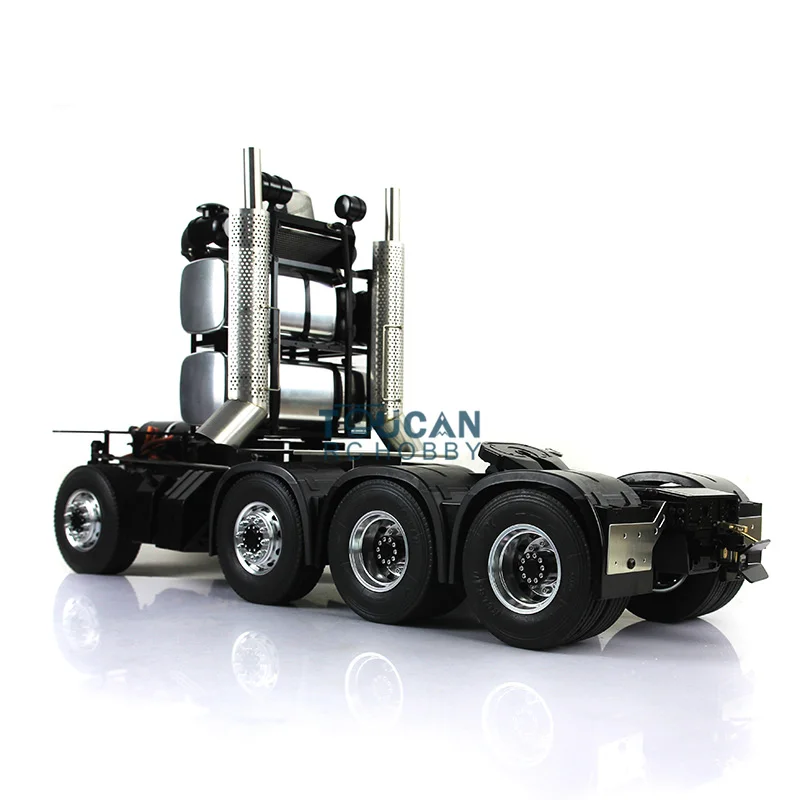 1/14 RC Truck Chassis Metal Axle Gearbox Shaft Toolbox LESU for Tamiyayaa Highline 1851 3363 8*8 Tractor Truck Th02009-Smt3 6