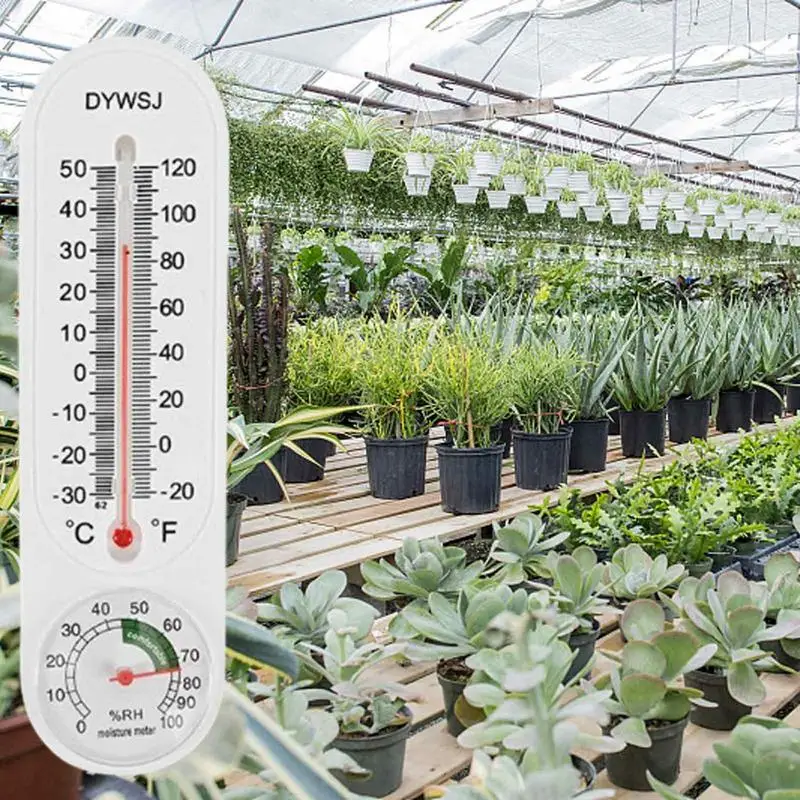 Wall Hanging Thermometer For Indoor Outdoor Home Garden Greenhouse