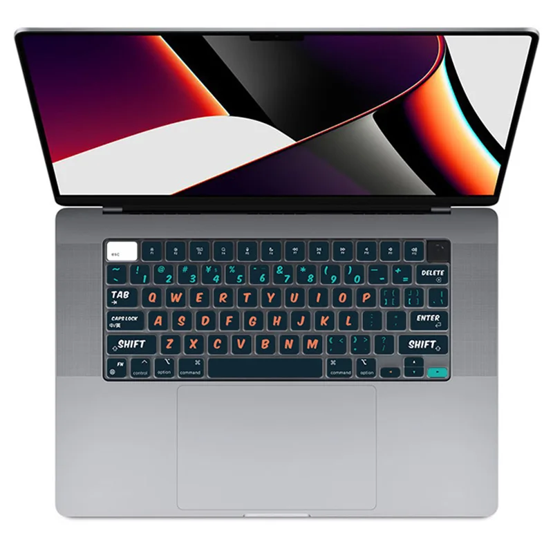 Cover per tastiera per MacBook Air 2021 2020 13 pollici Release A2337 M1 Clip e A2179, MacBook Air 13 Accessori, MacBook Air Cover Protector Accessori, layout USA