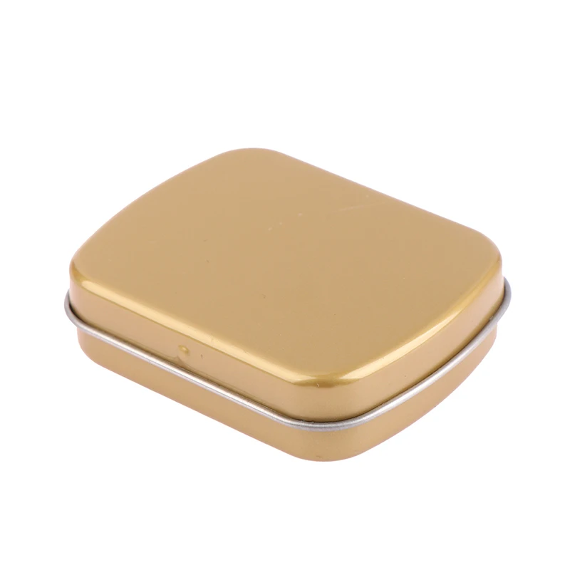 8 Latas Pequeñas De Metal Con Tapas - Cajas Rectangulares 6x4.5x1.5 Cm Para Joyas, Píldoras, Viajes