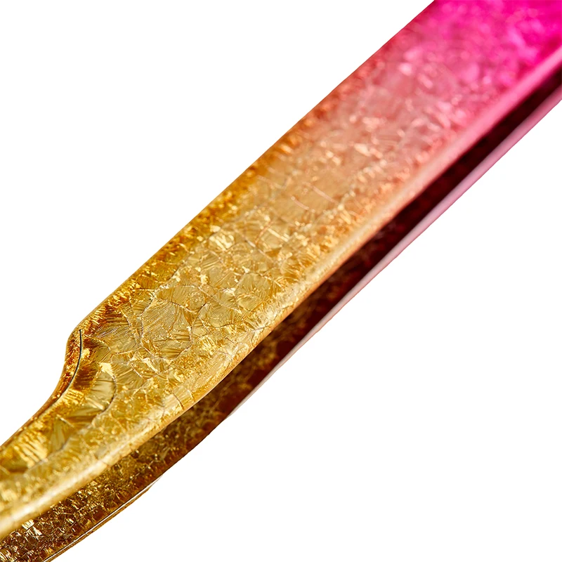 Пинцет для наращивания ресниц из нержавеющей стали градиентного цвета ...