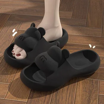 Slippers Men Women Wear Thick-soled Non-slip Summer Quarters Bathroom Shower Eva Sandals 1