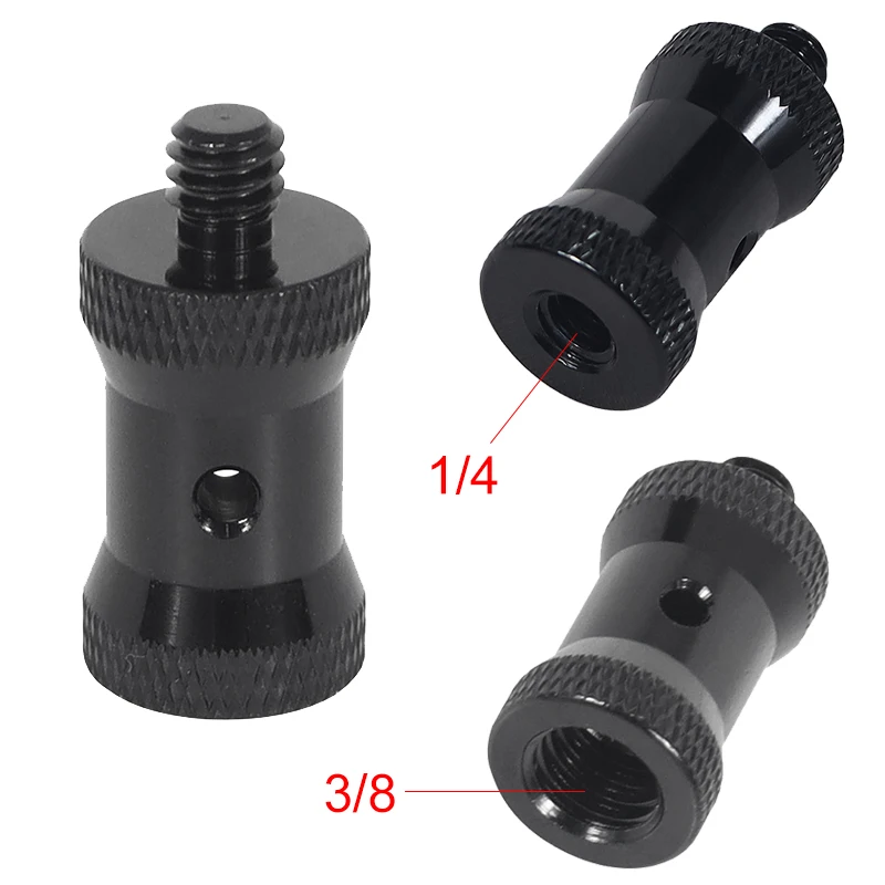 Set 8 Adattatori Per Microfono E Treppiede: Da 5/8 Femmina A 3/8 Maschio E Viceversa, In Lega Di Alluminio - 6
