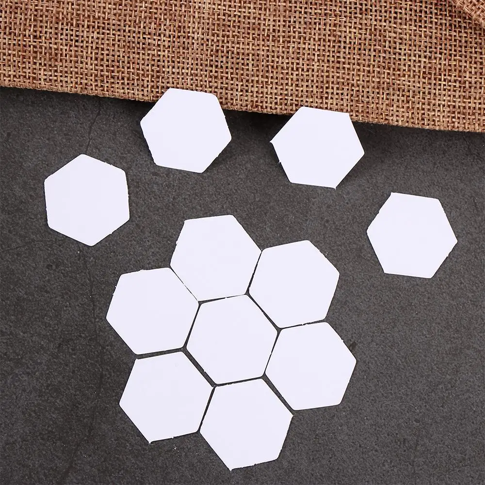 100PCS Hexagon Templates for Patchwork Paper Sewing Craft DIY Garment Fabric Sewing Tools Accessories