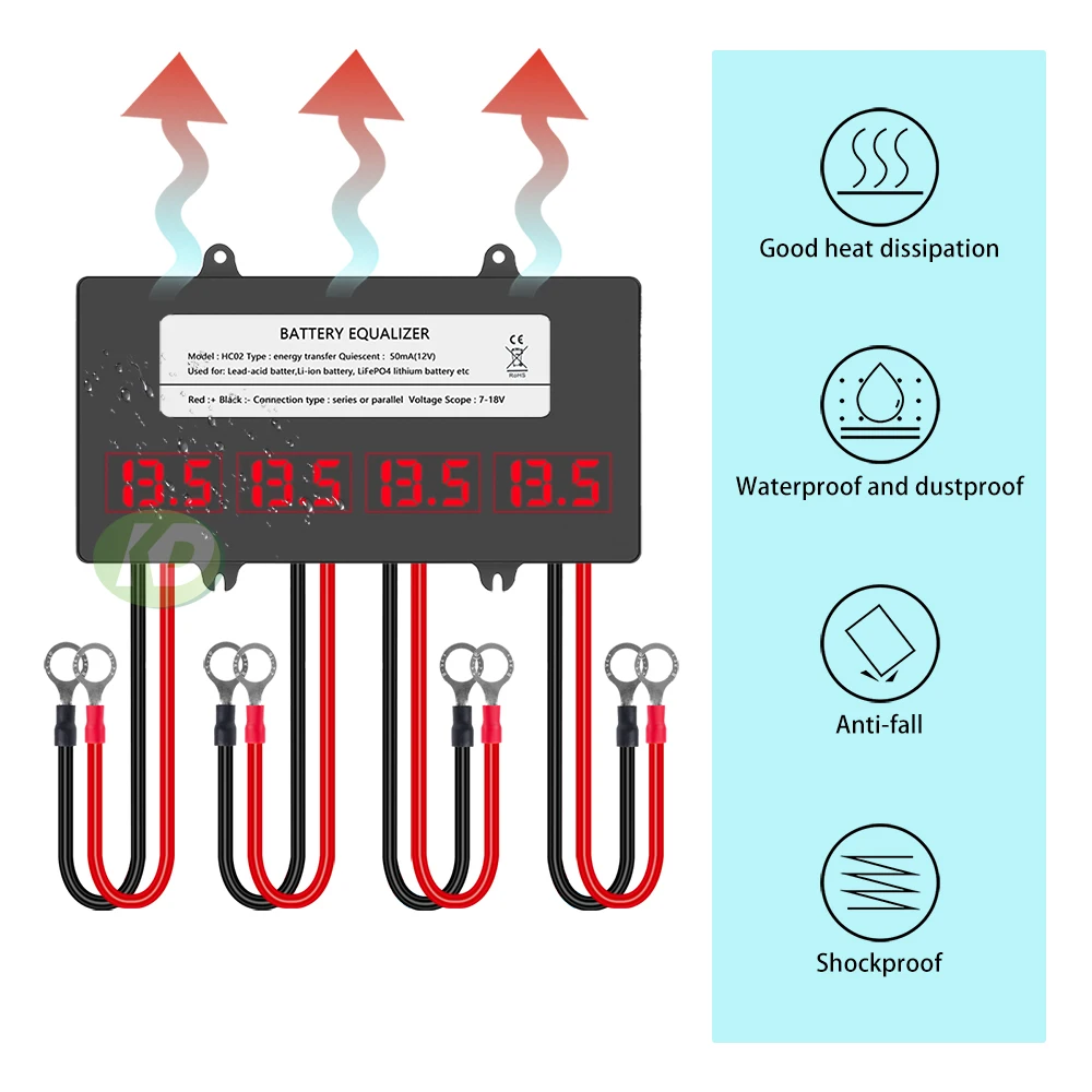 HC01 HC02 Batterieausgleicher für Blei-Säure-Batterien, Laderegler und  Controller mit LED-Digitalanzeige 24V 48V Sale - Banggood Deutschland Mobile
