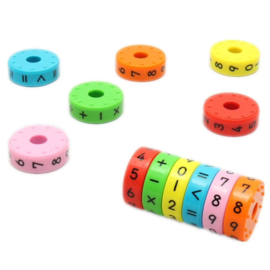 1X5 Cubo Magico 1-9 Numerical Calculation Magic Cube Professional Brain Teaser Puzzle Toy For Children Gift