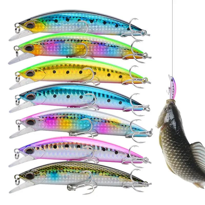 

7 шт., рыболовные приманки для окуня