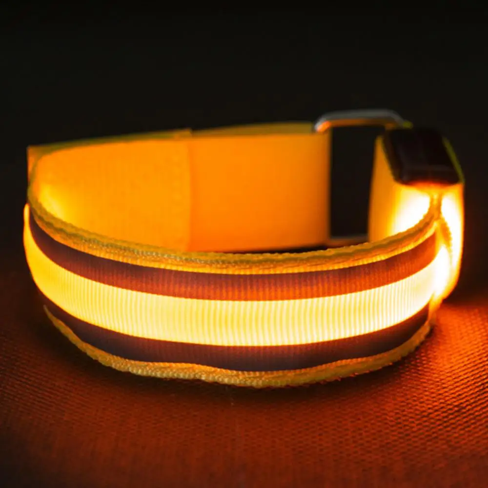 LED Reflective Arm Bands Safety Warning Lamp