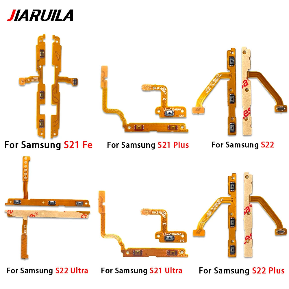 NEW Tested Side Power Volume ON/OFF Key Flex Cable For Samsung S21