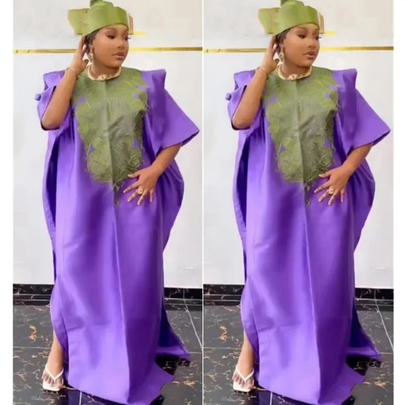 

African Dresses for Women Traditional Africa Clothing Dashiki Ankara Outfits Gown Abayas Robe Muslim Kaftan Maxi Long Dress 2024