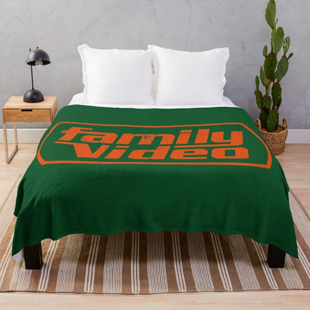 

Family video Throw Blanket Retros Soft Beds Sofa Blankets