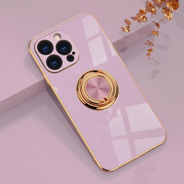 Plating Magnetic Attraction Ring Stand Holder Phone Case cover For Huawei Mate 20 30 40 Pro Plus P20 P30 P40 Pro Plus P50