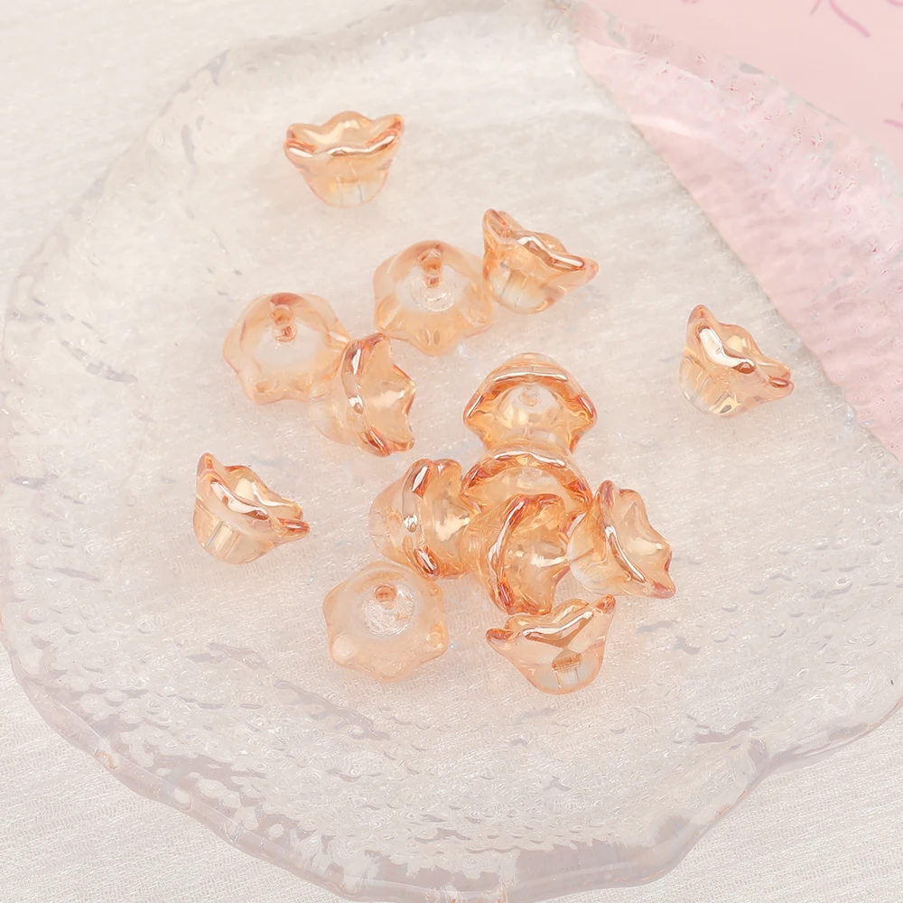Cordial Design 7*11MM 500pcs DIY Crystal Beads/Flower Shape/Hand Made/Aurora Effect/Glass Beads/Jewelry Findings & Components - cordial