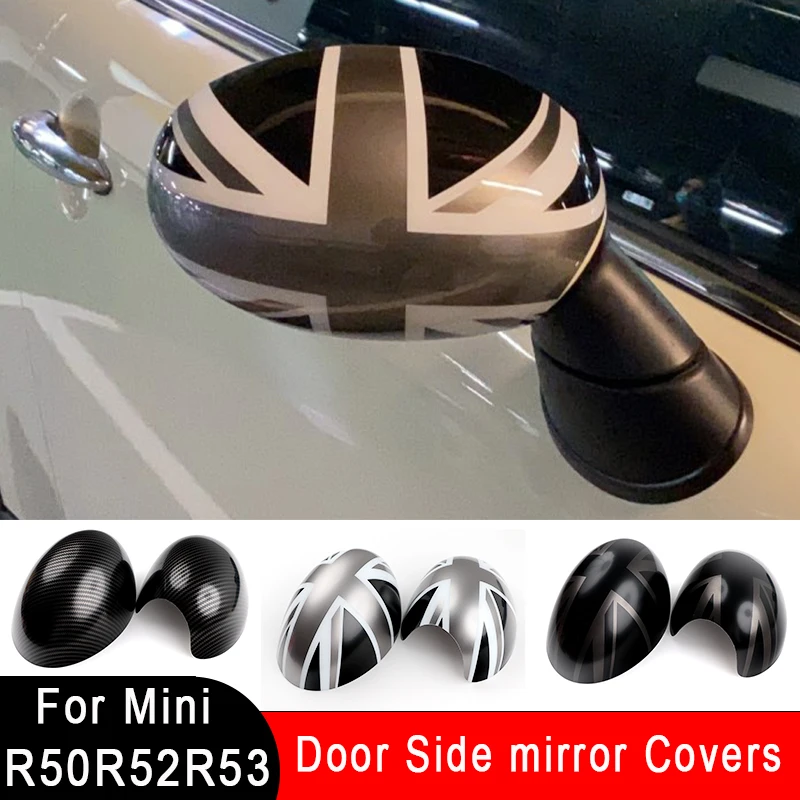 2pcs For Mini Cooper R50 R52 R53 Rearview Side Wing Mirror Sticker ...