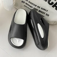 SmilePoP Women Platform Slippers New Beach Cushioned Cloud Slippers Vacation Pool Shower Shoes Nonslip Waterproof Ladies Sandals 1