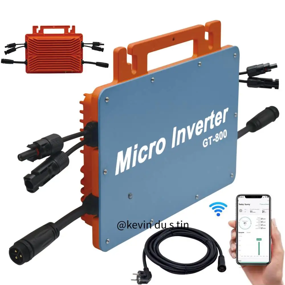 

Микро-инвертор, интеллектуальный Wi-Fi контроль через приложение MPPT водонепроницаемый IP66, система электрообразования, солнечный сетевой инвертор
