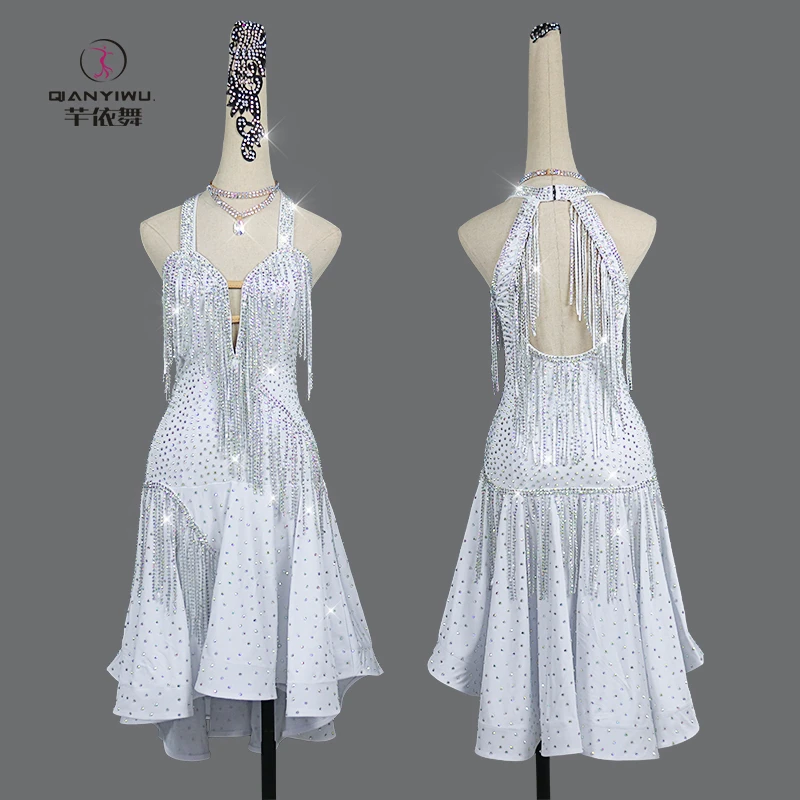 2023 Advanced Latin Dance Competition Costume Sexy Women Blackpool