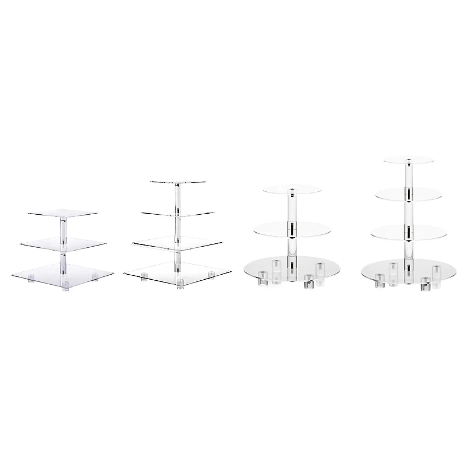 Cupcake Stand Versatile Use Clear Cupcake Holder for Party et Cooking