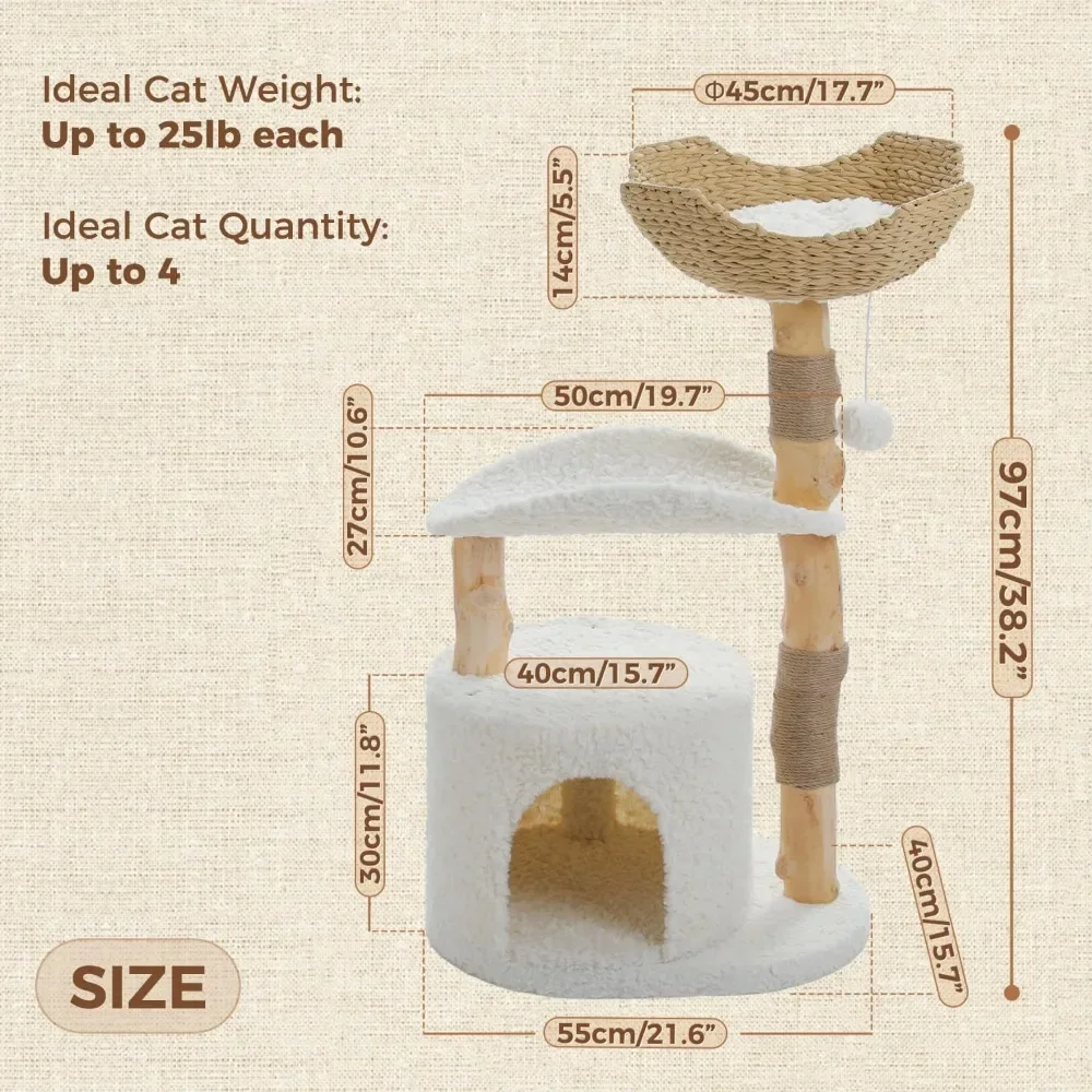 Modern Cat Tree Tower