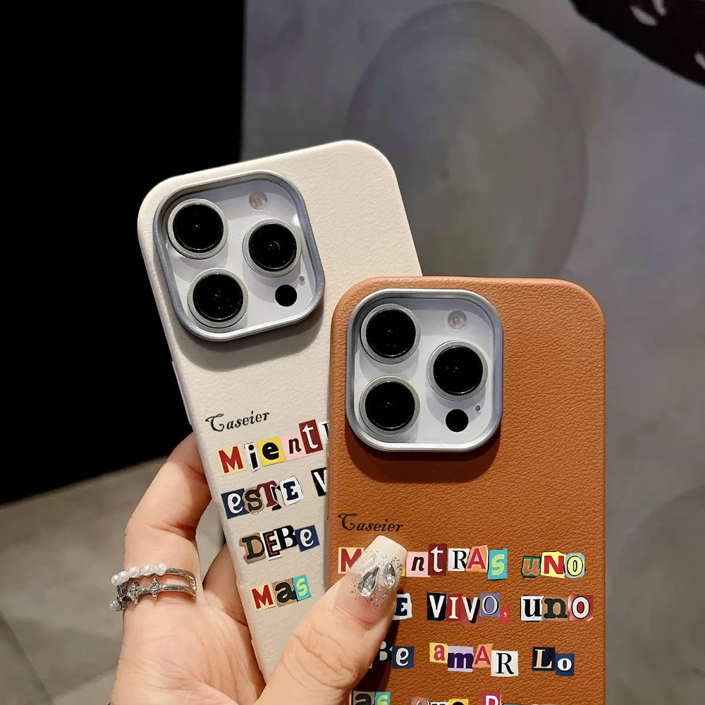Creative English Alphabet Shockproof Phone Cover