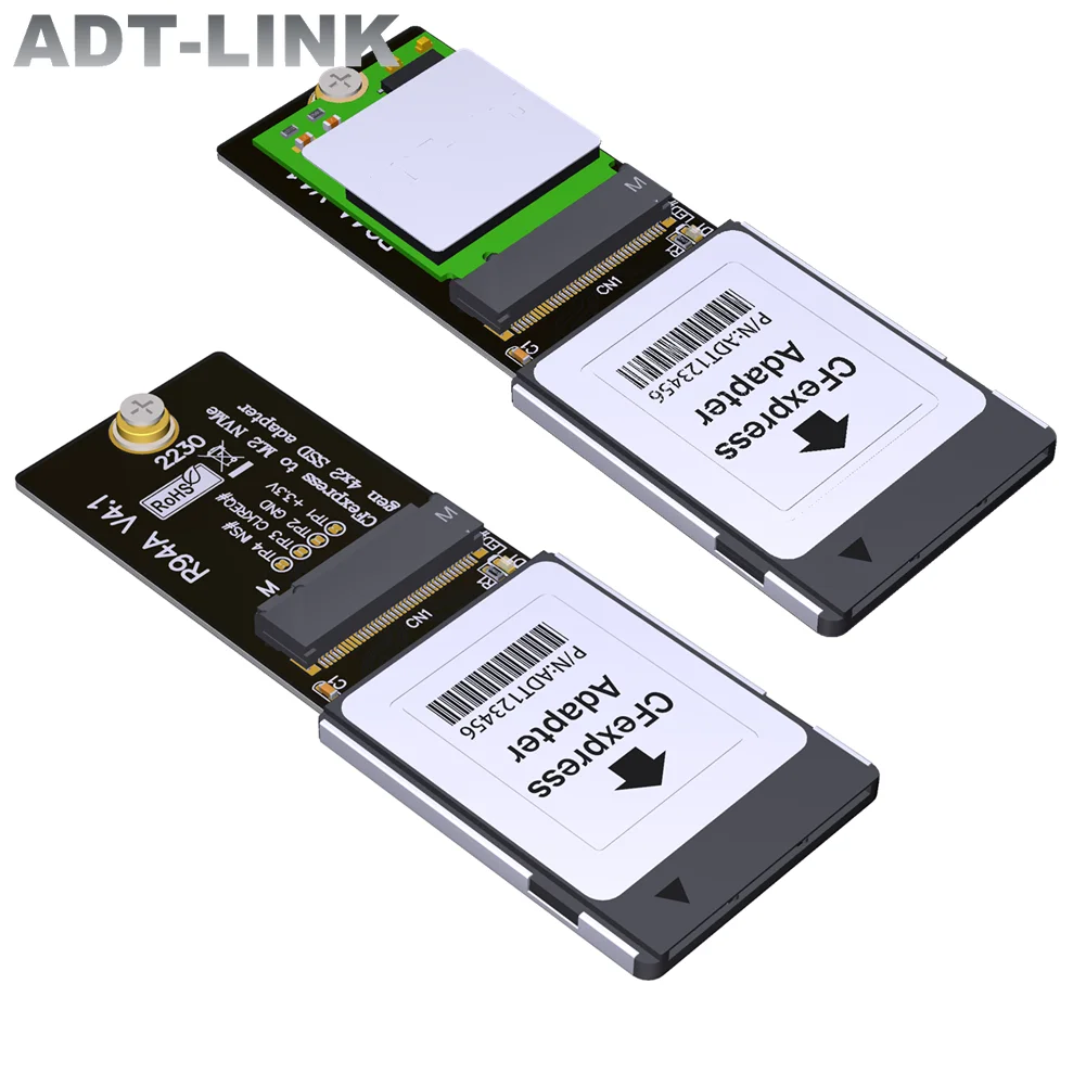 PCI-E 4,0 CFexpress Type-B на M.2 NVMe 2230 Key-M Gen4x2 SSD адаптер M2 для Sony Nikon Canon R5 Z6Z7 XBOX CF Express кардридер
