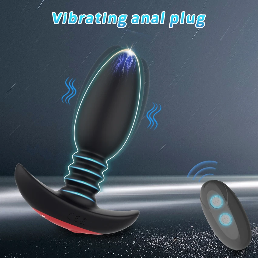 Vibrating Anal Plug With Wireless Remote Control For Prostate_voghion.com