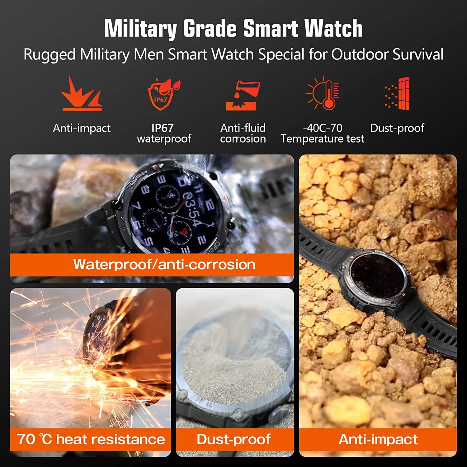 SACOSDING Ʈ ġ 1.39 ġ   ȭ ð  ƮϽ    Smartwatch