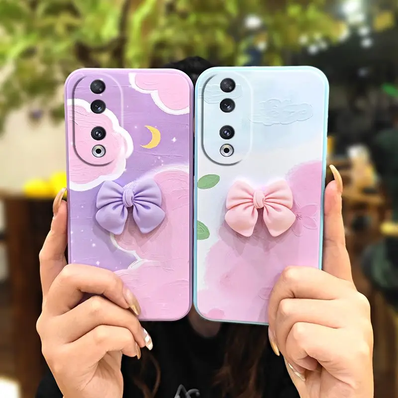 Custodia Per Telefono In Silicone Soft Shell Skin Feel Per Honor90 Ins Skin-Friendly Feel Leopard Cute Cartoon