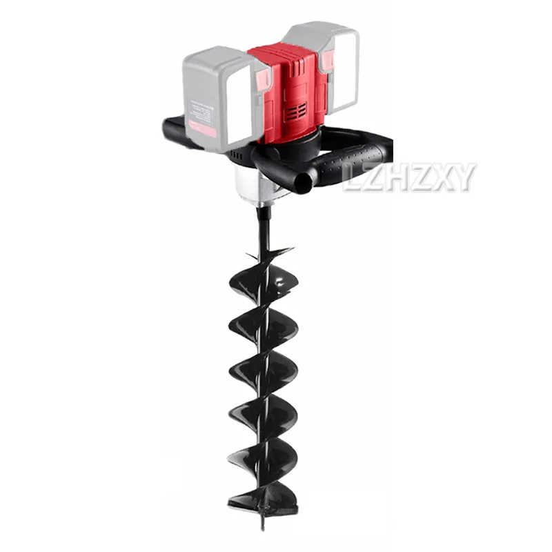 Hole Digging Machine Small high-power Tree Planting Digging Machine Hole Piling ElectricGround Drill 2000W
