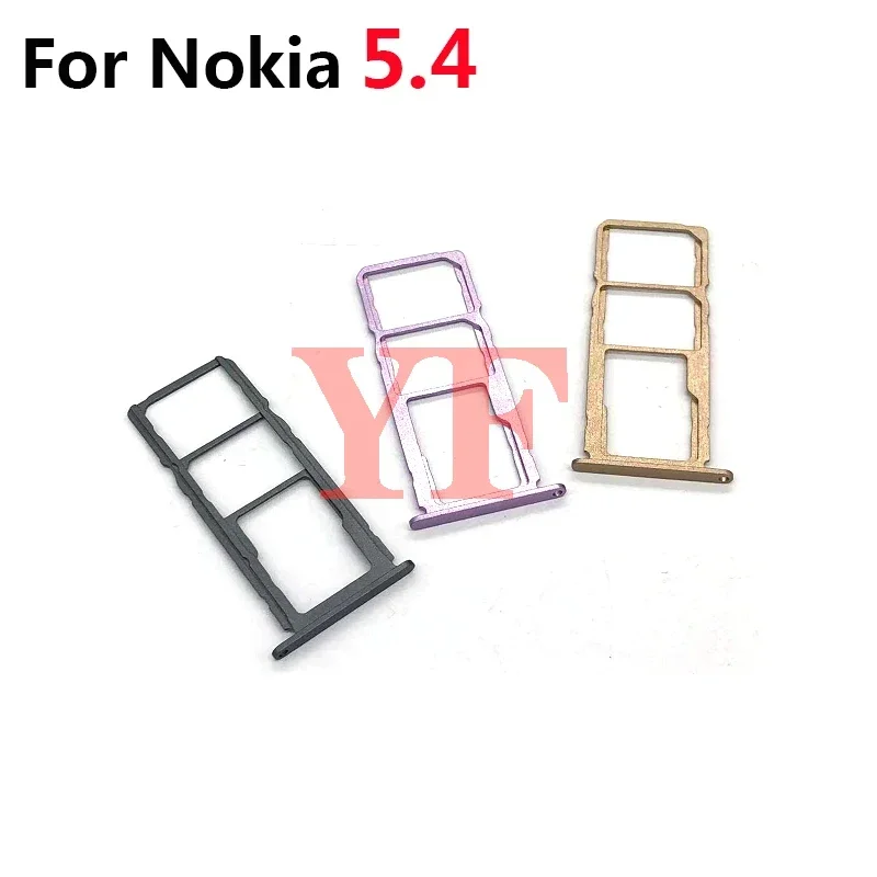 

For Nokia 5.4 5.3 5.2 3 3.1 3.2 3.4 5 5.1 Plus N5.1 + X5 TA-1032 Sim Card Tray Slot Holder Adapter Socket Replacement Parts