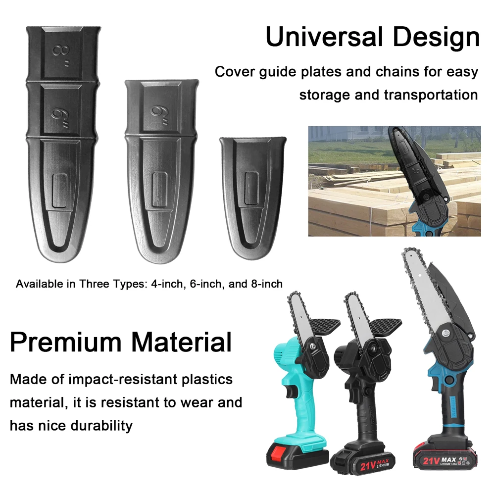 Plastics Chainsaw Protecting Cover Electric Saw Scabbard Protector