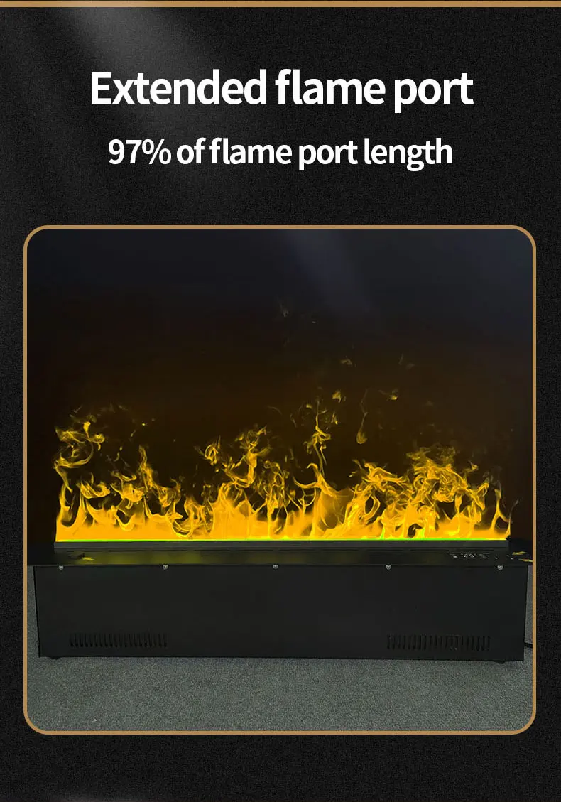 Modern 3D Fog electric fireplace Mute water mist electric decorative fireplace humidifier Simulation flame steam fireplace 6