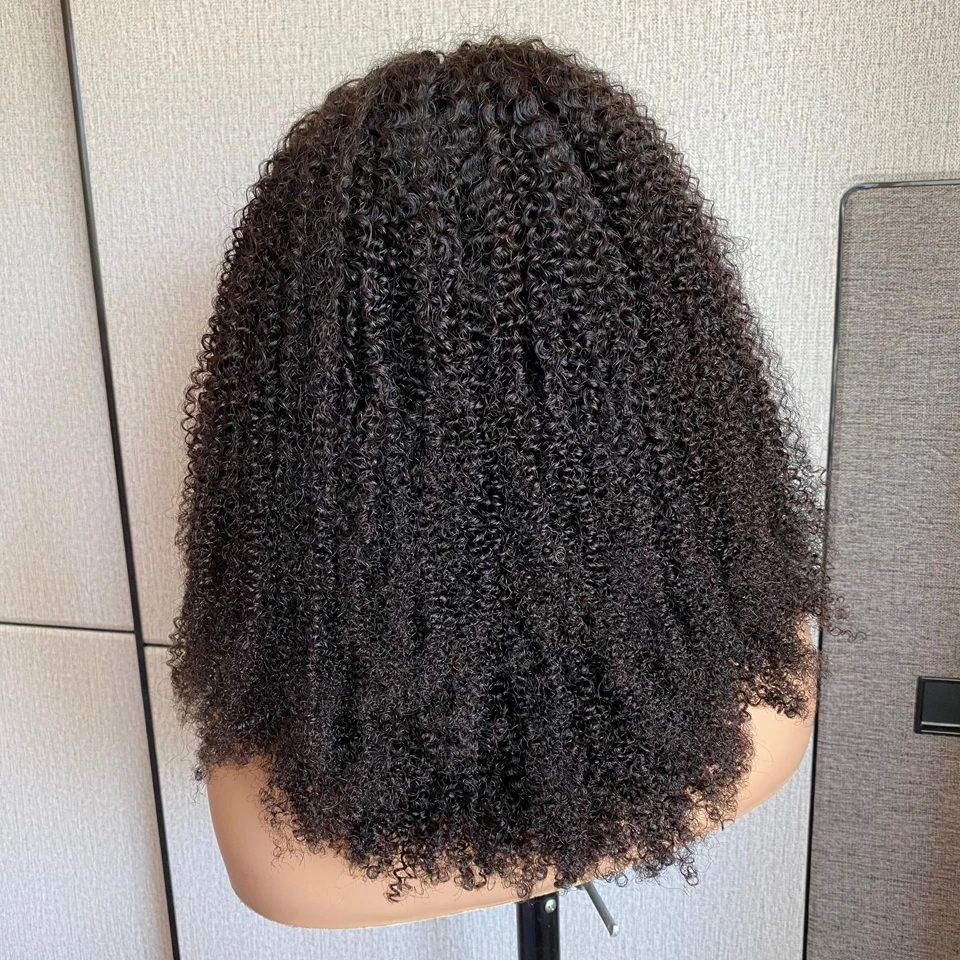 13x4 afro kinky cirtainas parūkas neredzamas kausētas ādas HD mežģīnes 4x4 dziļa daļa mežģīņu priekšpuse pilnas mežģīnes cilvēka matu parūkas iepriekš noplūkti Remy mati_voghion.com